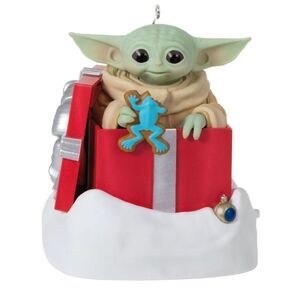 baby yoda Christmas ornament Hallmark